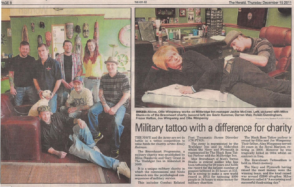 Military tattoo with a difference for charity